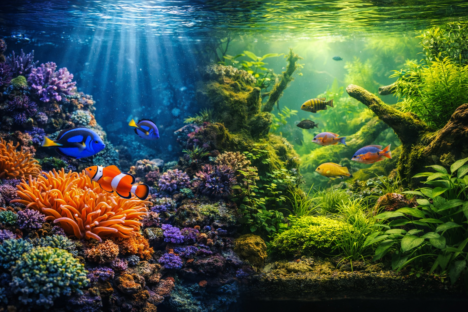 Saltwater fish, freshwater fish, corals and invertebrates at Something Fishy Pets in Fox Lake IL